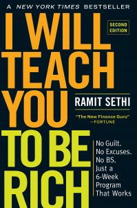 The cover of Ramit Sethi's I Will Teach You to Be Rich.