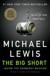 The cover of The Big Short by Michael Lewis.