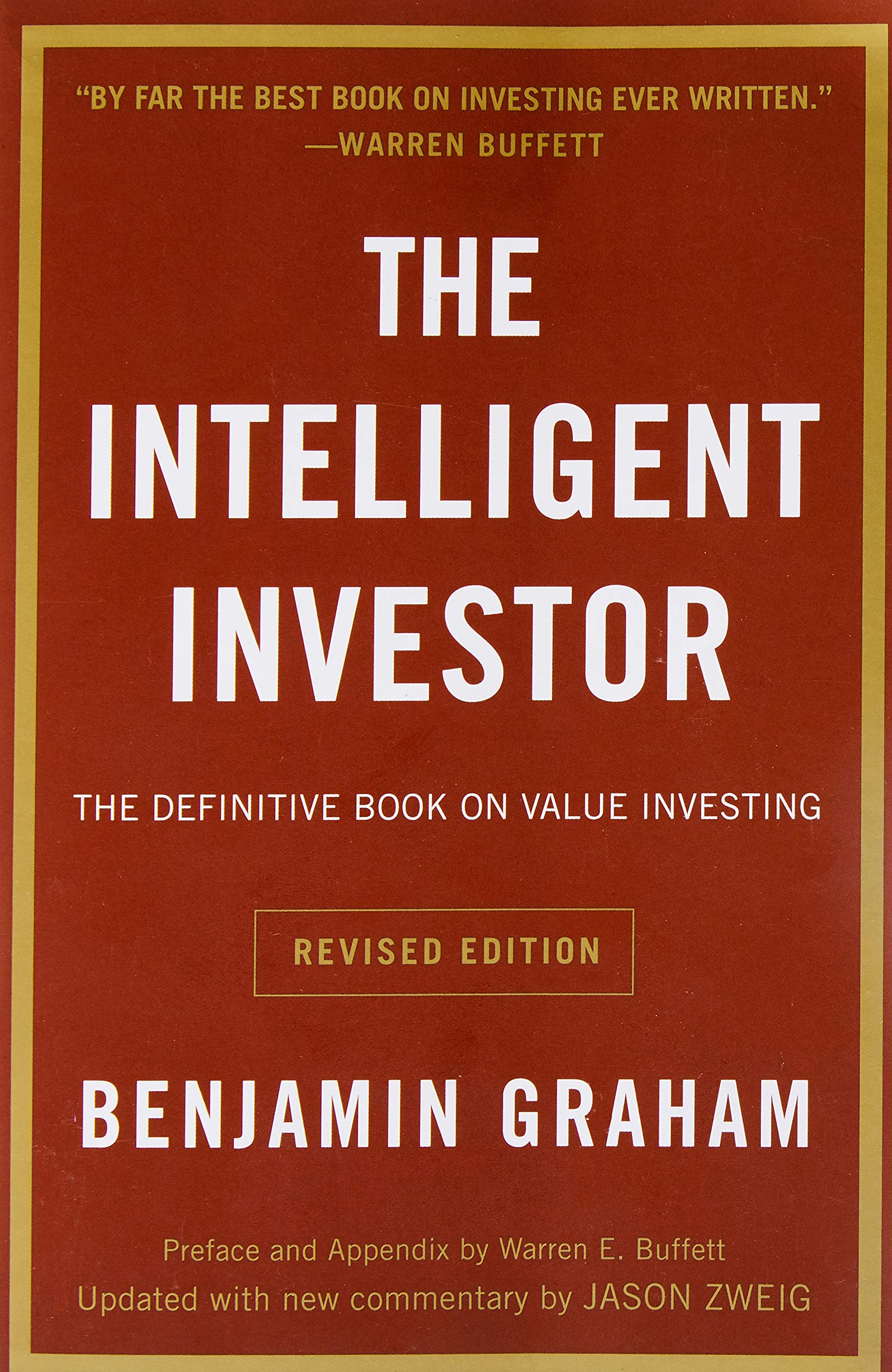 The cover of The Intelligent Investor by Benjamin Graham.