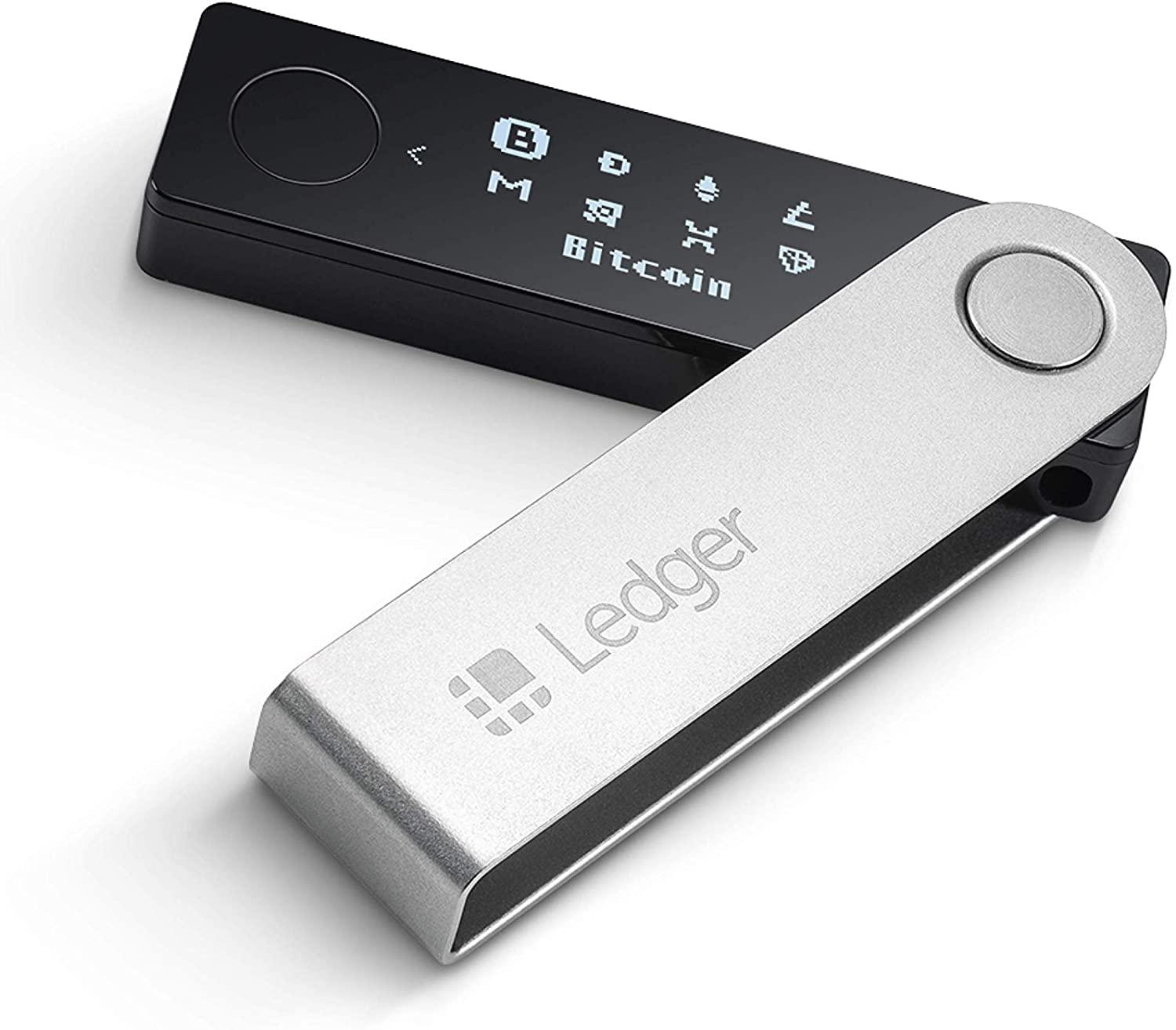 The Ledger Nano X cryptocurrency wallet.